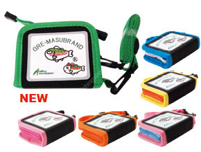 OFFICE EUCALYPTUS Gure Trout Wallet #3 Peach / Red
