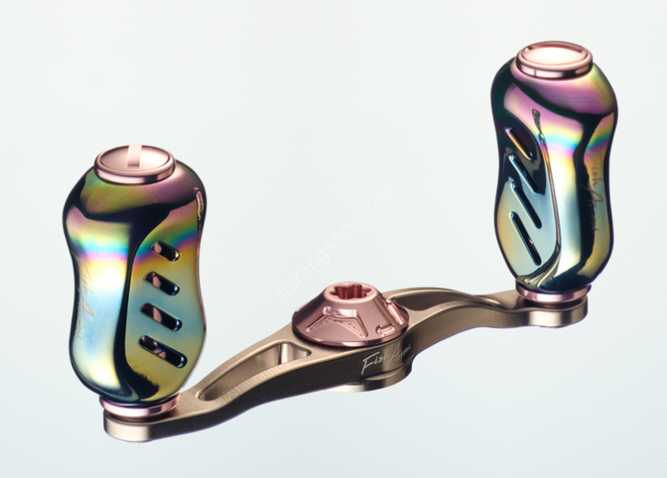 FISH ARROW x LIVRE Fire Aurora 68 Fino Pink Model Daiwa/Abu (Left) #Titanium/Pink