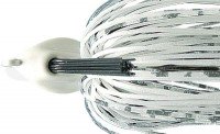 DEPS Flat Back Jig 14g Silicon Skirt 23 Scale White