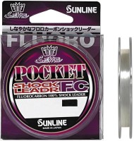 SUNLINE SaltiMate Pocket Shock Leader FC [Clear] 30mHG #6 (25lb)