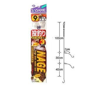 SASAME TouDai Bari K-102 [White] 3 Hook 9-2 (2pcs)