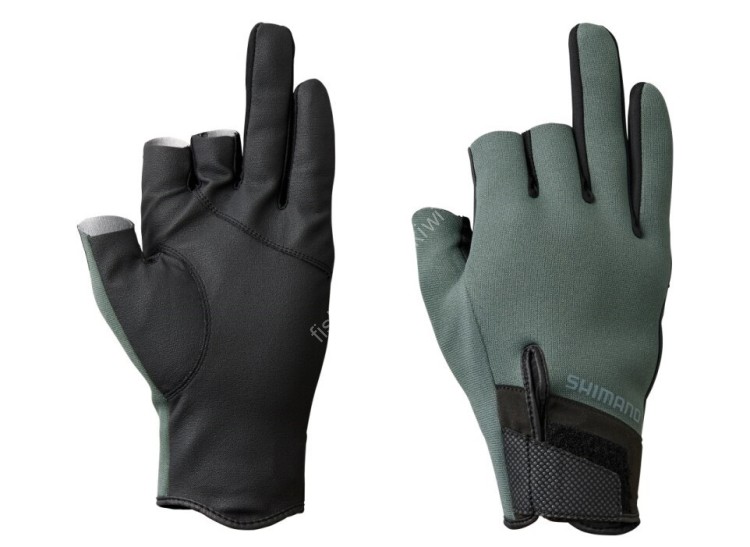 SHIMANO GL-014V Titanium Alpha Gloves 3 (Sage) L
