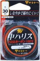 GAMAKATSU Ayu Medium Line Fluorocarbon [Natural Gray] 30m #0.8