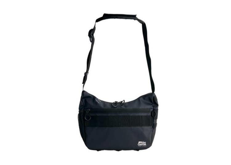 ABU GARCIA Round Shoulder Bag #Coating Black