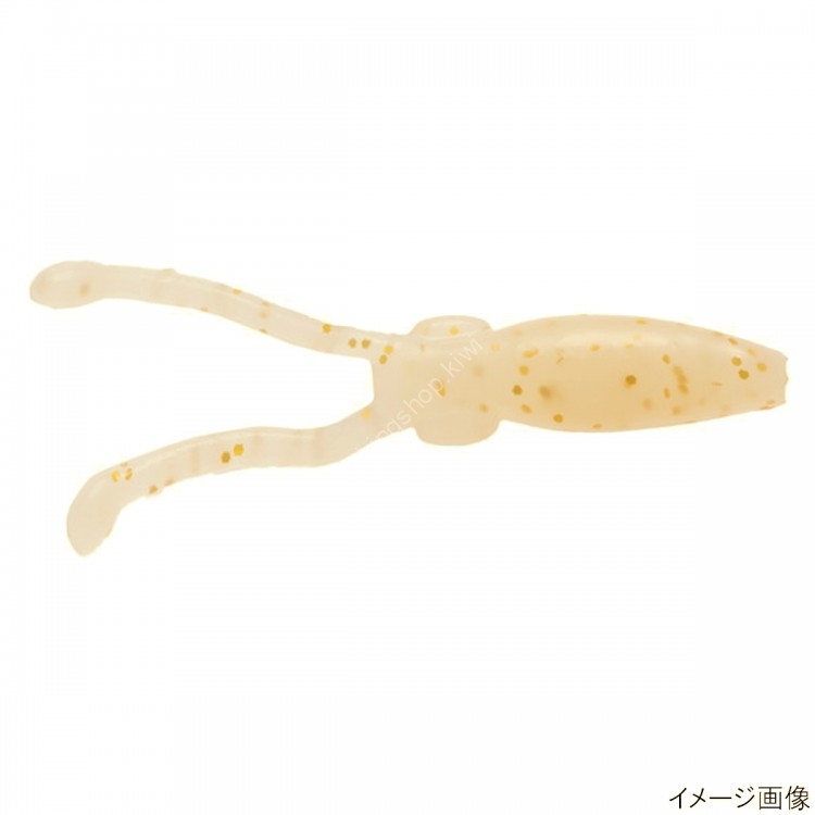 BERKLEY G2SQBSQ1.8-CG Gulp! SW Baby Squid 1.8 in Clear Gold