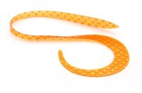 RISE JAPAN Namidama Necktie Thick Short Curly #NF11 Orange Gold Dot