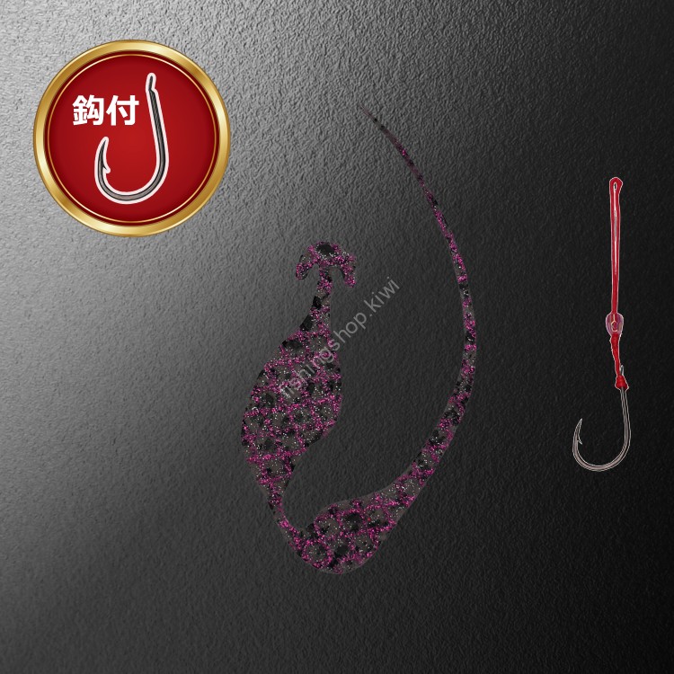 MATSUOKA SPECIAL Single Swim with Hook #Gray Dot Purple