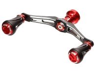 DRESS Custom Handle-W Vertex For DAIWA 100mm #Red