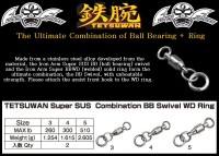 NATURE BOYS FishingFighters Tetsuwan Super SUS Combination BB Swivel WD Ring #3