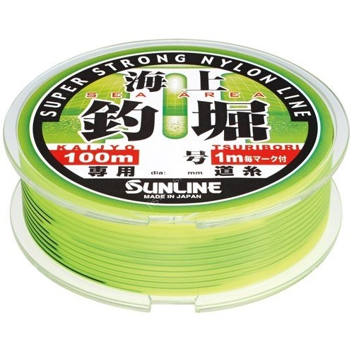 SUNLINE Kaijyo Tsuribori II [Matte Green + Black Marking] 100m #4 (16lb)