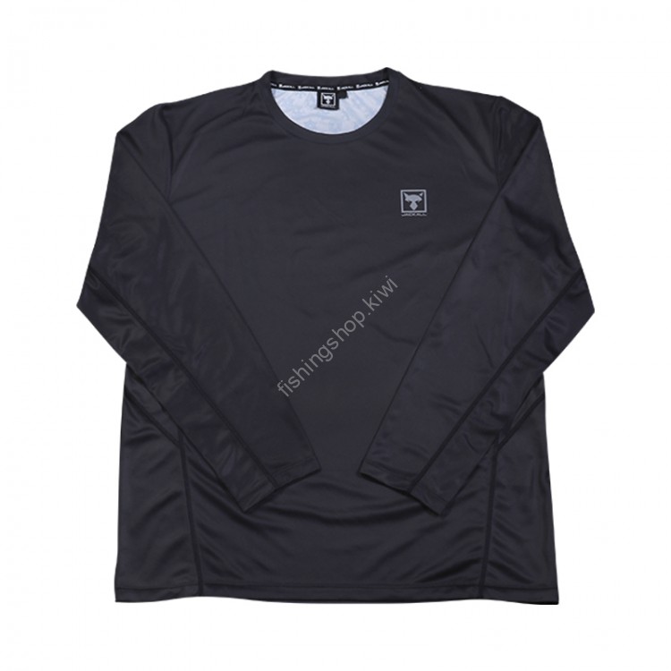 JACKALL Cool Dry Long Sleeve Tee L #Black