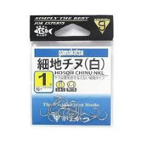 GAMAKATSU Hosoji Chinu [White] #1 (16pcs)