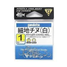 GAMAKATSU Hosoji Chinu [White] #1 (16pcs)