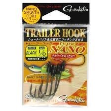 GAMAKATSU Trailer Hook [Nano Smooth Coat] #1/0 (4pcs)