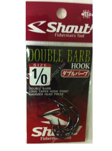 Shout! Shout 35-DB Double Barb black 1 / 0