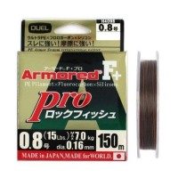 DUEL Armored F+ Pro Rockfish [Dark Brown w/Orange Markings] 150m #0.8 (15lb)