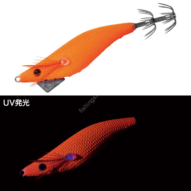 GAMAKATSU 19325 Speed ​​Metal Egi Dropper 1.8 #35 Full Orange UV