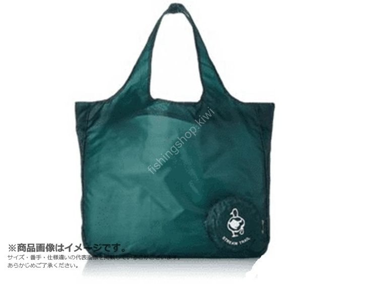 STREAM TRAIL Foldable Tote Green
