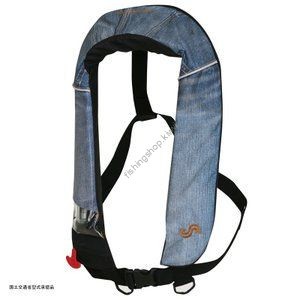 Bluestorm Automatic inflatable life jacket (suspender type) BSJ-2520RS jeans (2017)
