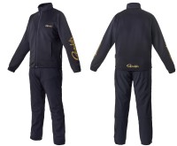 GAMAKATSU GM3654 Stretch Windbreaker & Active Pants (Black) L
