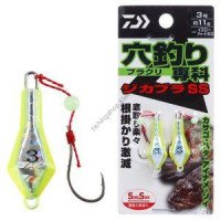 DAIWA Anazurisenka Jikabura-SS No.3 #Yellow Chart Holo