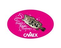 TSURI MUSHA camex Kue Sticker S #Pink