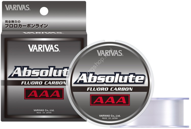 VARIVAS Absolute AAA Fluorocarbon [Natural] 80m (16lb)