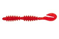 JACKALL BinBin Worm Trailer Tai Worm ViVi #F005 Red Gold Flake