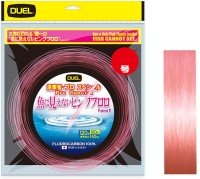 DUEL H4521- Pink Fluorocarbon "Fish Cannot See" Shock Leader [Stealth Pink] 100m #120 (300lb)