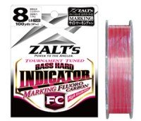 LINE SYSTEM Zalt's Bass Hard Indicator FC [Clear90cm+Orange10cm Marking] 78m #5 (20lb)