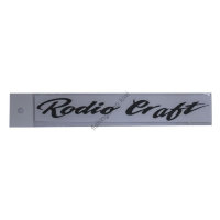 RODIO CRAFT Real Carbon Pattern Sticker Middle Black