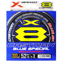 YGK X-BRAID Castman BLUE-SP X8 300 m #3 52lb