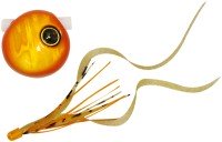 JACKALL NamariShiki BinBin Dama Slide 100g #F177 Orange Gold / Ikanago T+