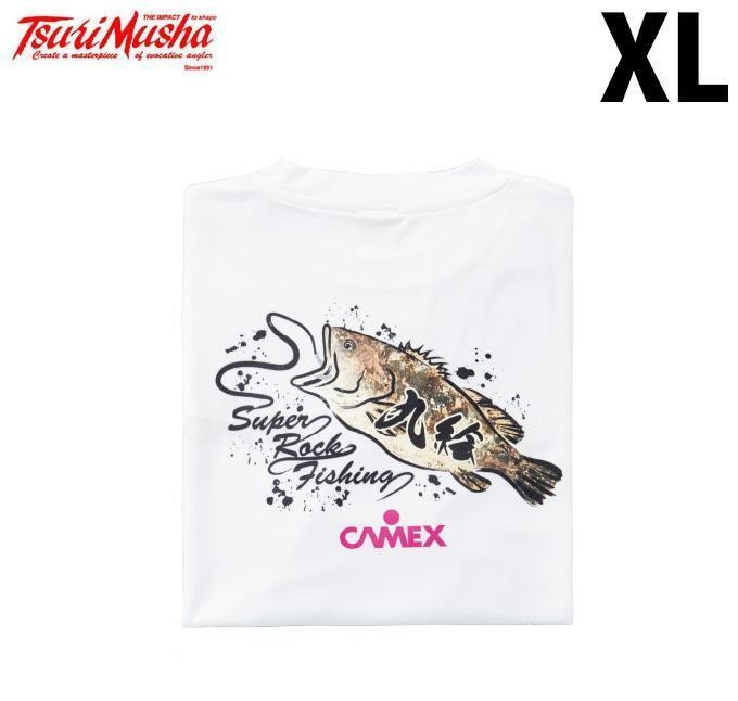 TSURI MUSHA X06604 The-Kyue T-shirt (White) XL