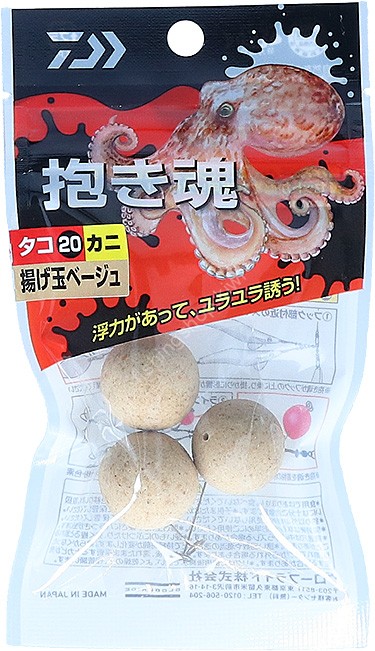 DAIWA Daki Dama Tako 20mm (3pcs) #Age Dama Beige