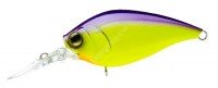 DUEL Hardcore Crank MR 60F #10 PUCL Purple Back Chartreuse