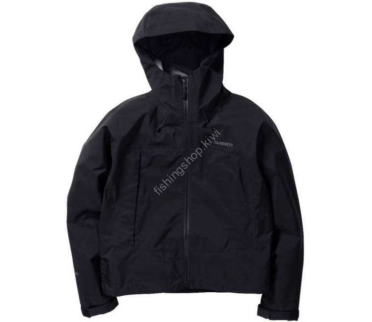 SHIMANO RA-025X Gore-Tex Short Rain Jacket (Black) M