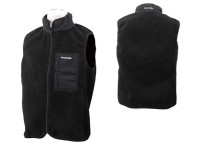PAZDESIGN SJK-021 Boa Fleece Vest (Black/Charcoal) S