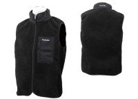 PAZDESIGN SJK-021 Boa Fleece Vest (Black/Charcoal) S