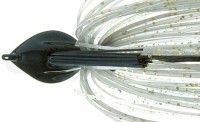 DEPS Flat Back Jig 1/4oz Silicone Skirt #56 Golden Shiner