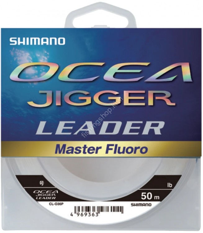 SHIMANO CL-O36P Ocea Jigger Master Fluoro Leader [Pure Clear] 50m #4 (16lb)