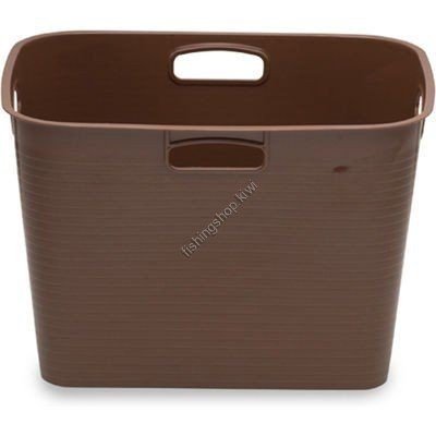 YAMADA FB-SQL Free Bucket Square L Chocolate Brown