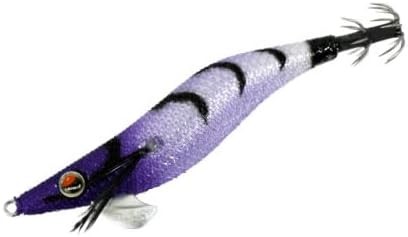 GAMAKATSU 80609 Speed Metal Egi Dropper 2.5 #43 Purple Head/Clear Glow