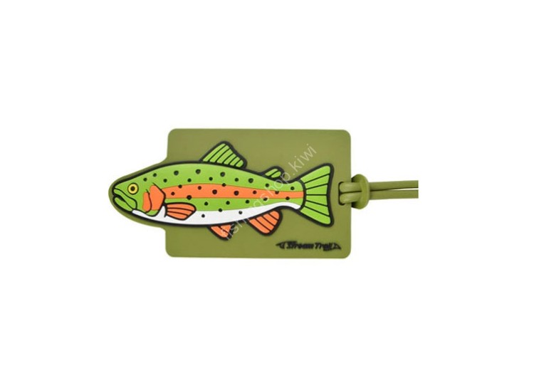 STREAM TRAIL IC Card Case #Rainbow Trout Olive