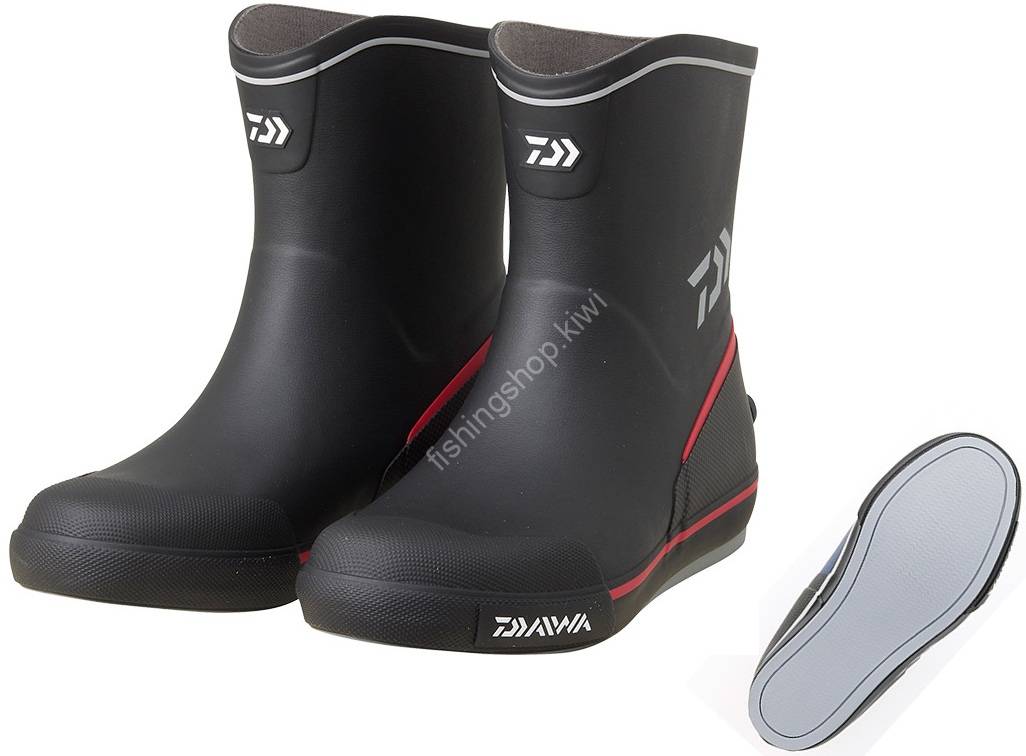 DAIWA DB 2412 Daiwa Short Neo Deck Boots L 25.5 26.0 Black