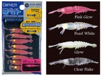 OWNER 82586 Aji Ebi Bait #Pink Glow