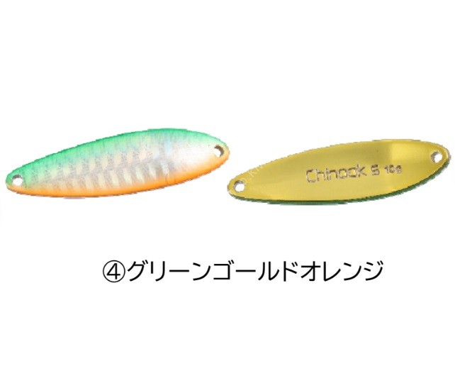 DAIWA Laser Chinook 4.5S #Green Gold Orange