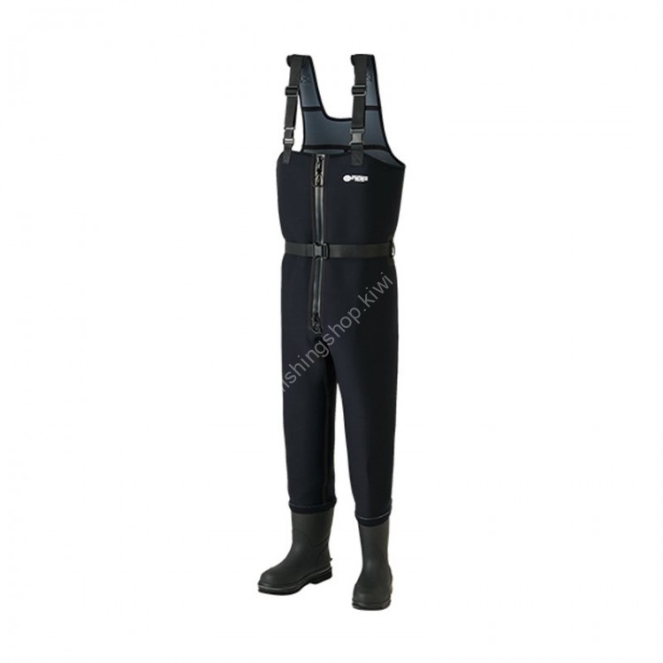 RBB 7541 RBB ZIP Chloroprene Waders Black L