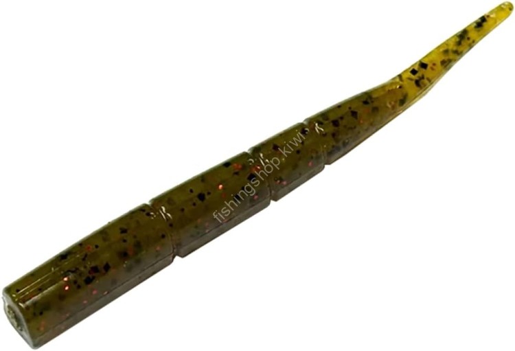 NISHINE Nishine Gobyzo Stick 77mm 2.4g #08 Green Pumpkin & Red Flake (7pcs)