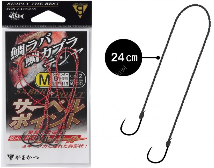 GAMAKATSU F-119 ItoTsuki Saber Point Double Knot [NST] M